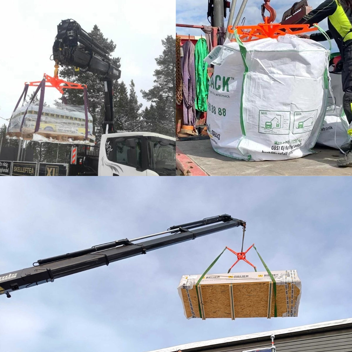 Bigbag Løfteåg type X-2500 CE- og WLL mærket