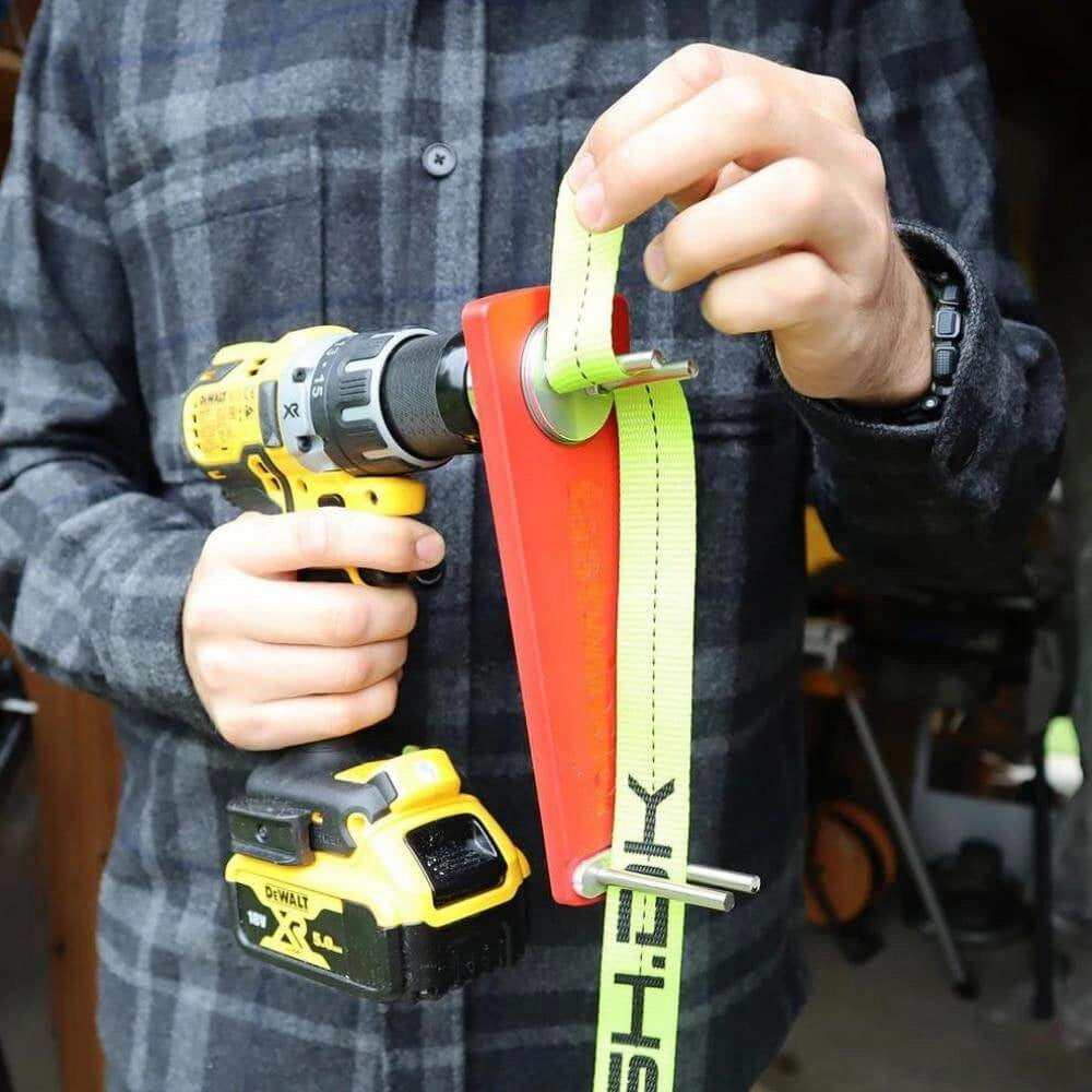Dynello fastwinder båndopruller for bore/ skruemaskine