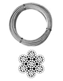 Ståltov 7x19 1770N/mm2 galv RHOL 6mm - 25m