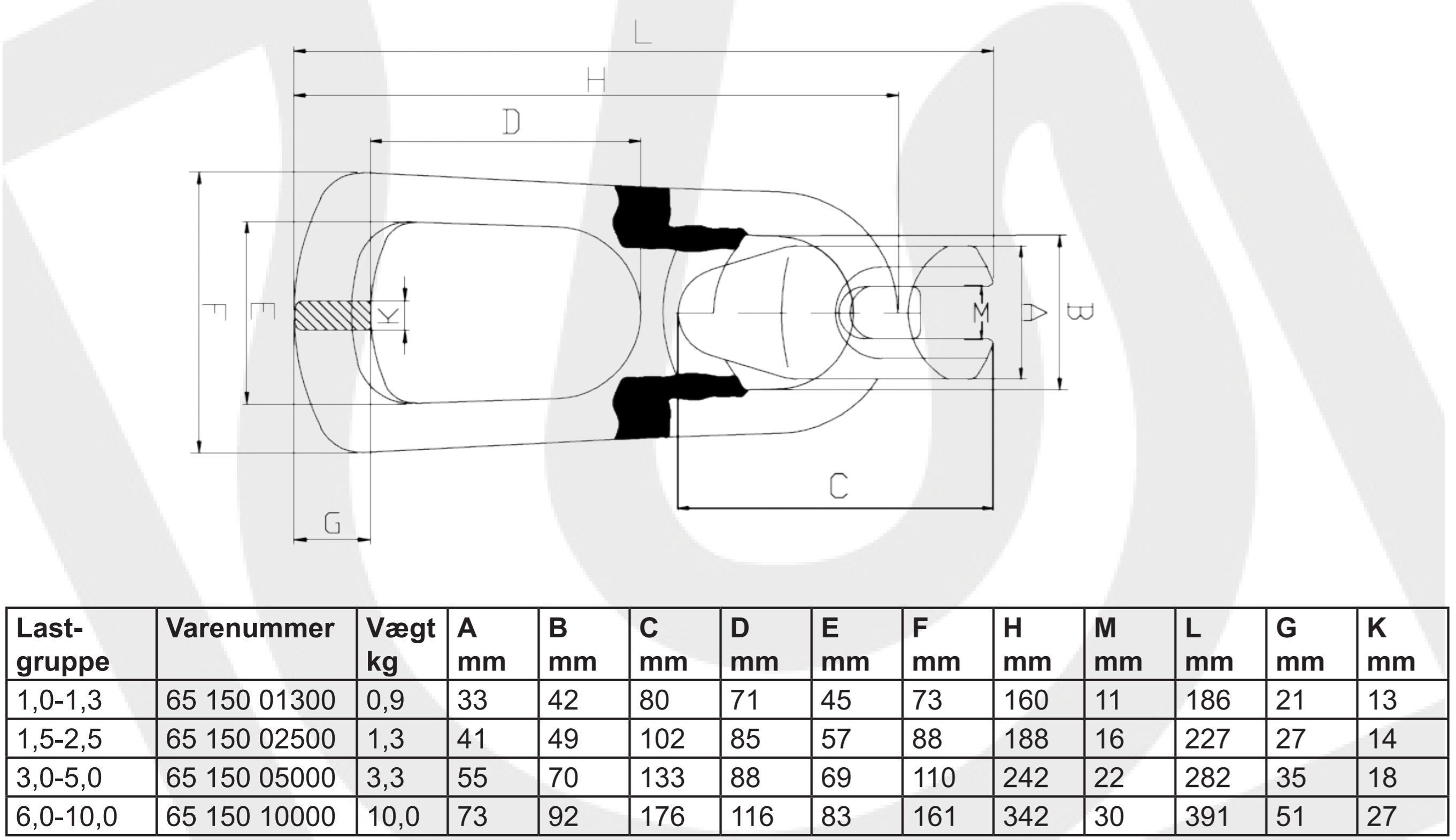 WDL Universalkobling - 3-5T