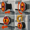 TWIST4LIFT containerkrogsæt - sæt af 4 kroge - 40T