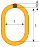 Ovalringe Kl. 10, Str.: 36/32, Type M