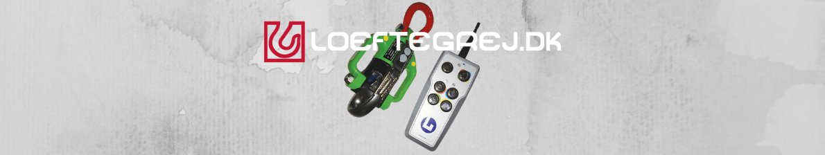 Fjernbetjent løftekrog - loeftegrej.dk - alt i løftegrej