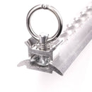 Surringsøje til surringsskinne - rund model - alu/stål - 1000 kg