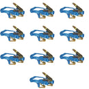10 x Surring m/ kroge, 1,5 Ton - 0,5 + 5,5 meter, 25mm bred