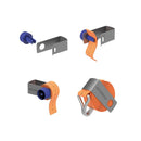 Dynello surringsbånd clip 25mm metal+opruller