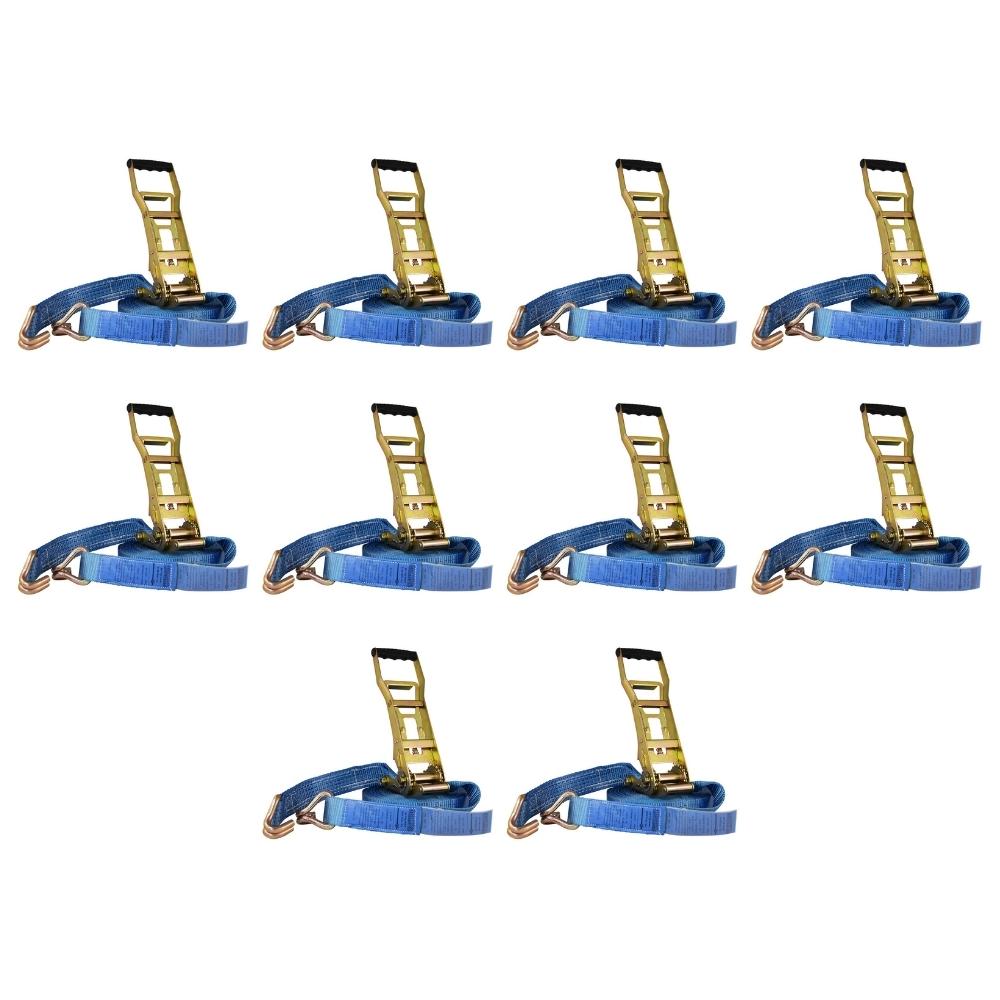 10 stk ERGO Surring m/ kroge, 5 Ton - 0,5 + 9,5 meter, 50mm bred