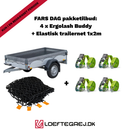 FARS DAG: 4 x Ergolash Buddy + Elastisk trailernet 1x2m