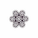 Stålwire 7x19 1570N/mm2 AISI316 RHOL 10mm