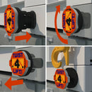 TWIST4LIFT containerkrogsæt - sæt af 4 kroge - 40T