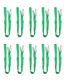 10 stk. WDL Løftebånd WLL 2T grøn - 60 mm/5M