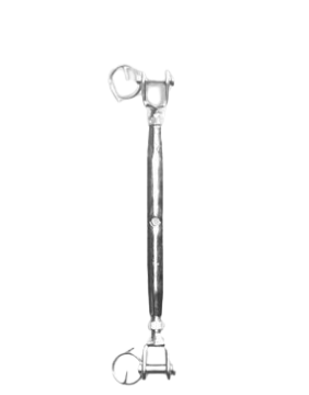 Vantskrue, Rustfri, M6, m/gafler - MBL: 1250 kg