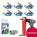 PAKKETILBUD - 35 mm surringspakke 6 x 35mm surringer + 35mm Dynello One Clip pakke + Dynello Fastwinder