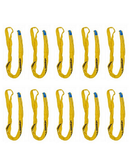 10 stk. WDL Rundsling Sømløse WLL 3T gul - 4/2m