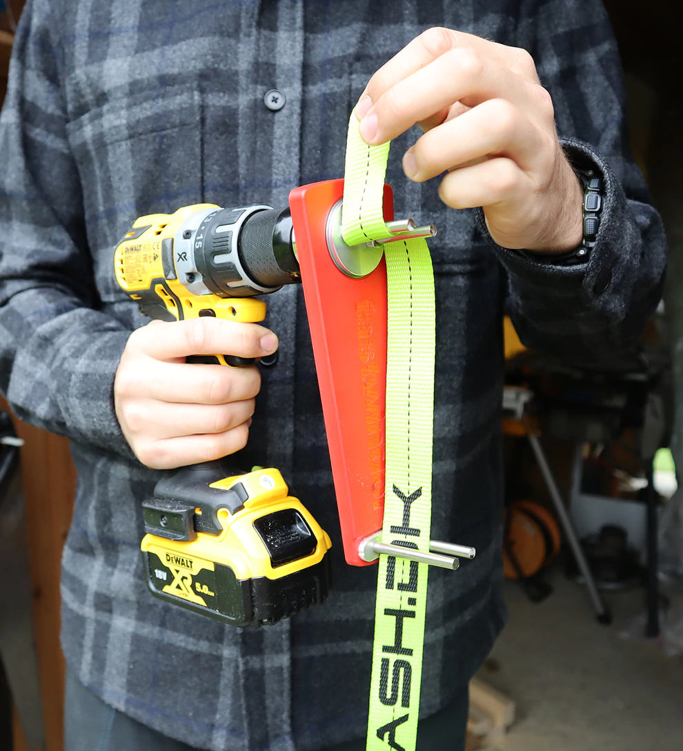 Dynello fastwinder båndopruller for bore/ skruemaskine