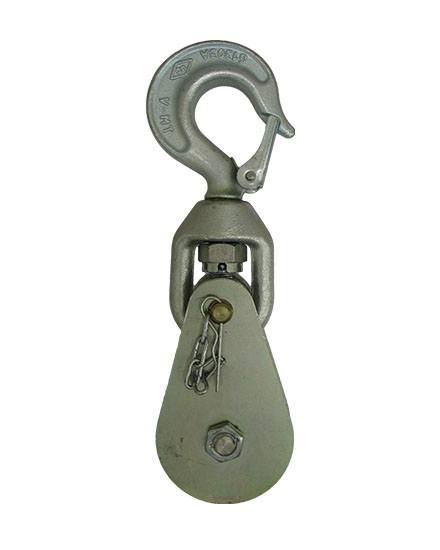 Kasteblok Charlet m/krog - WLL 5T - 12-14mm