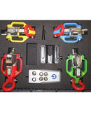 Ludwig Krog-system med 4 fjernbetjente løftekroge - WLL 2T