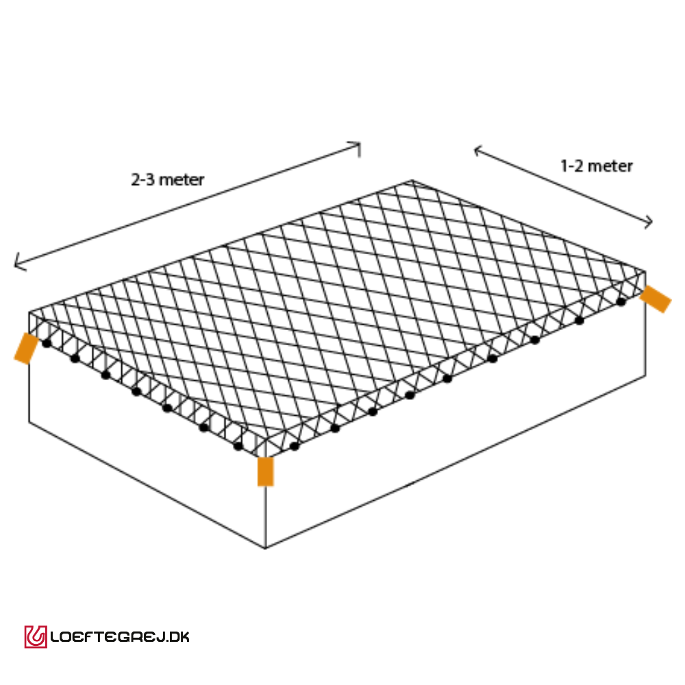 Elastisk trailernet - B:1-2M - L:2-3M