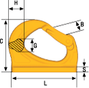 Gunnebo Gravemaskinekrog UKN G80 - 1.00T